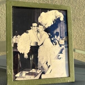 Original photo of Lucille Ball and ---------- ?